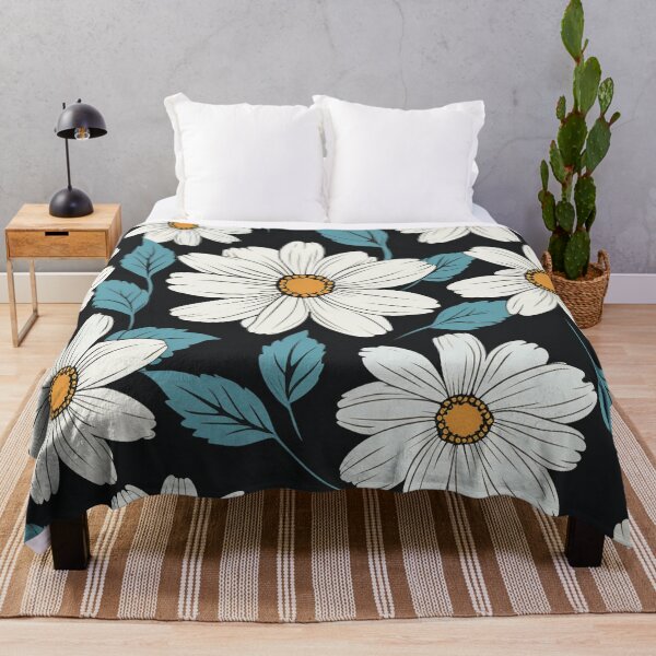 Item preview, Black White Flower Pattern Spring Aesthetic Marguerite Blasingame Jan Berenstain designed and sold by SMARTKIT DESIGNAGENCY.