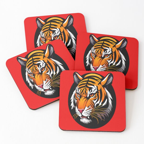 Item preview, Furious Majesty,Vector Portrait of Tiger designed and sold by AgarutanPrint.