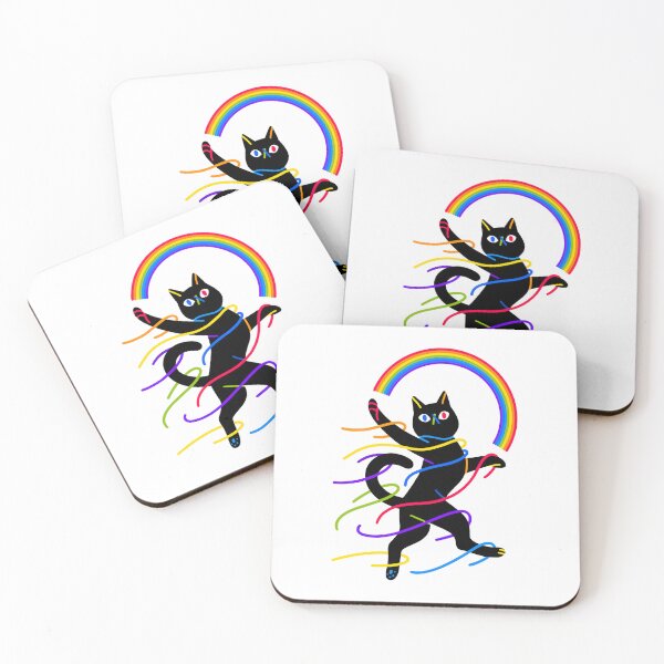 Item preview, Cat and rainbow designed and sold by noico.