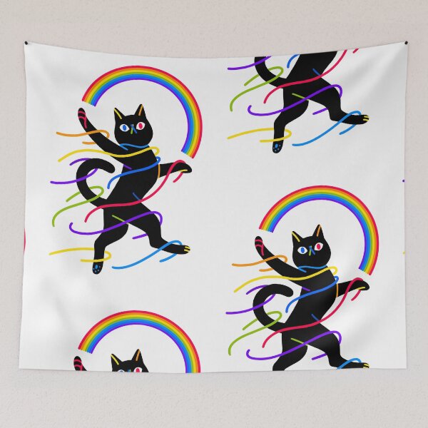 Item preview, Cat and rainbow designed and sold by noico.