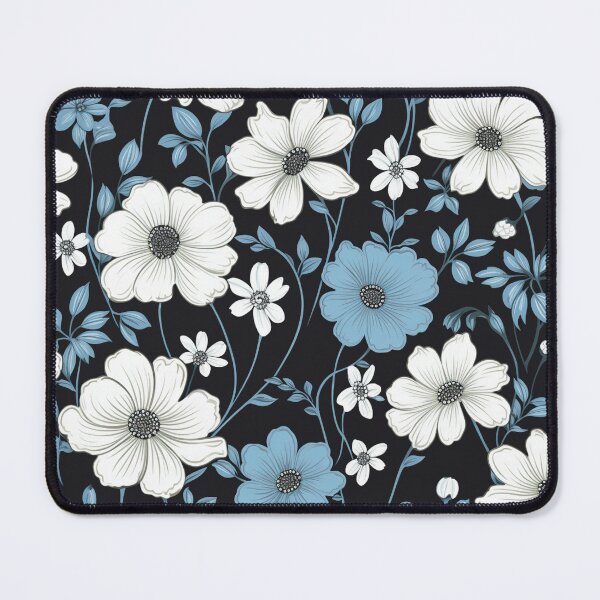 Item preview, Black White Flower Pattern Spring Aesthetic Marguerite Blasingame Jan Berenstain designed and sold by SMARTKIT  DESIGNAGENCY.