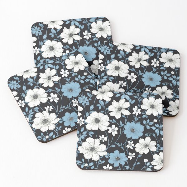 Item preview, Black White Flower Pattern Spring Aesthetic Marguerite Blasingame Jan Berenstain designed and sold by SMARTKIT  DESIGNAGENCY.