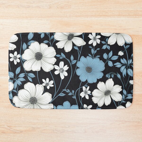 Item preview, Black White Flower Pattern Spring Aesthetic Marguerite Blasingame Jan Berenstain designed and sold by SMARTKIT  DESIGNAGENCY.