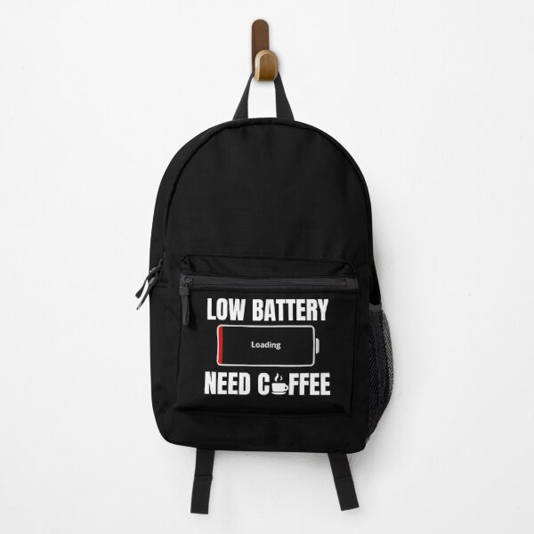 Item preview, Low Battery Need Coffee Funny tired quote designed and sold by Unitepeople.