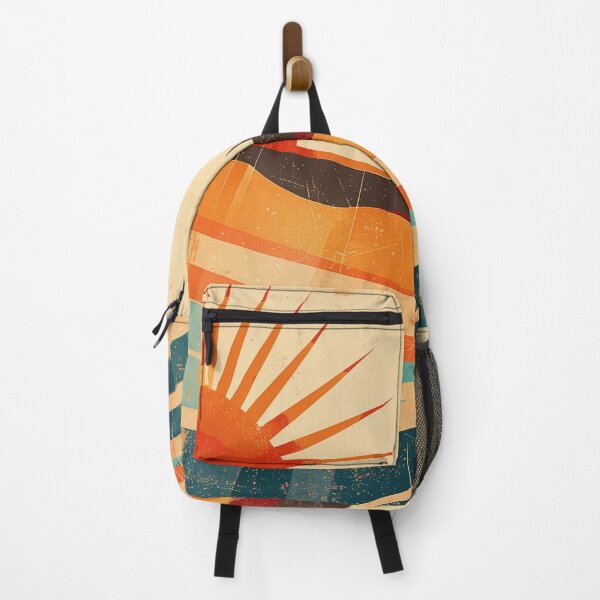 Item preview, retro sunrise designed and sold by PricklyPeanut.