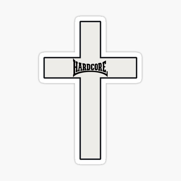 Item preview, Hardcore Techno Logo - Relgion Cross designed and sold by SPAZE-Typo.