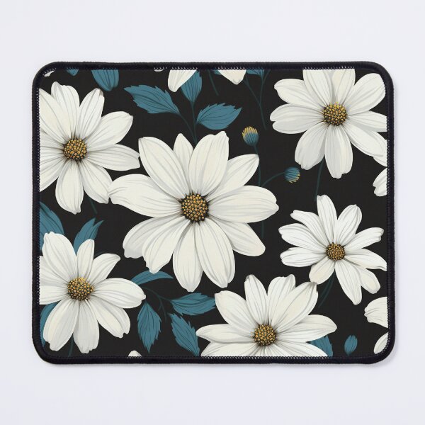Item preview, Black White Flower Pattern Spring Aesthetic Marguerite Blasingame Jan Berenstain designed and sold by SMARTKIT  DESIGNAGENCY.