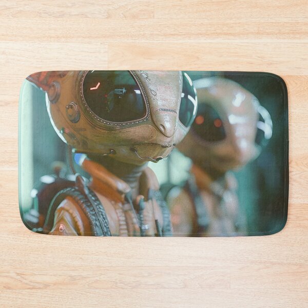 Item preview, Retro Aliens Art 3D designed and sold by nomiraclehere.