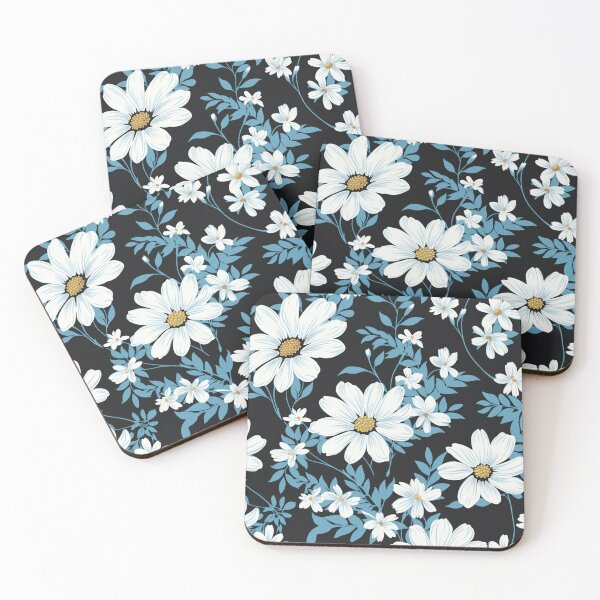 Item preview, Black White Flower Pattern Spring Aesthetic Marguerite Blasingame Jan Berenstain designed and sold by SMARTKIT  DESIGNAGENCY.