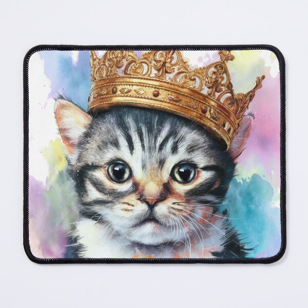 Item preview, Baby cat wearing a regal crown designed and sold by 123ks.