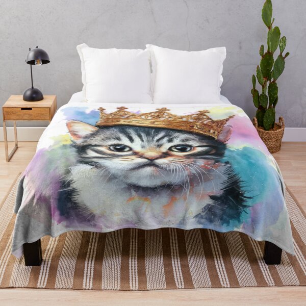 Item preview, Baby cat wearing a regal crown designed and sold by 123ks.