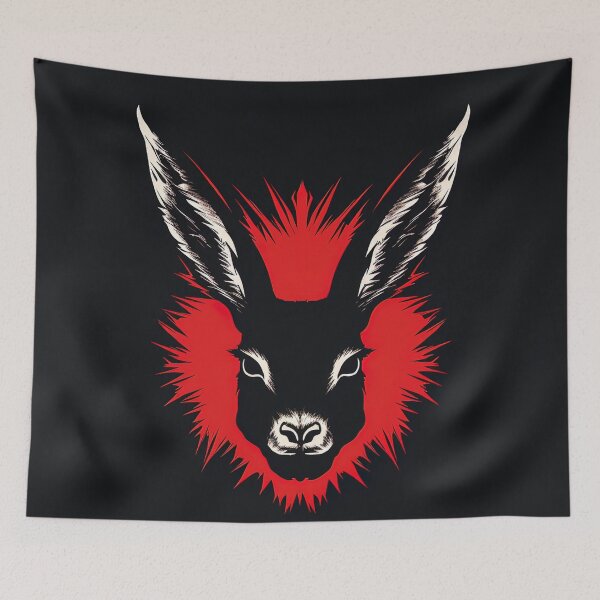 Item preview, Jackalope | Red minimalism designed and sold by ComicsFactory.