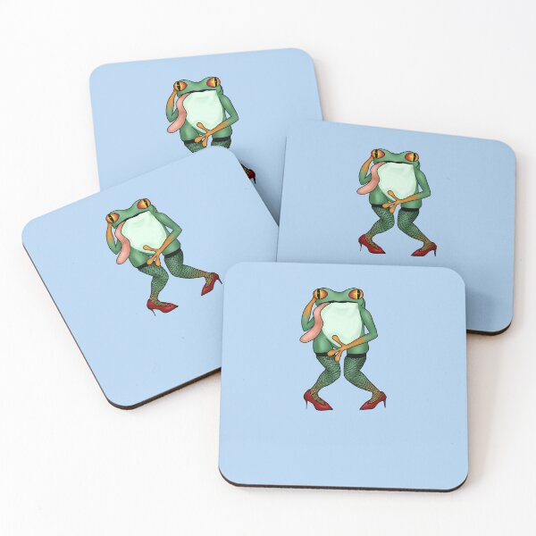 Item preview, frog with human legs designed and sold by WoodNymphCrafts.