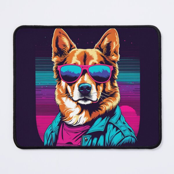 Item preview, When your little dog chooses glasses that complement their smile, joy becomes the main trend of the day designed and sold by Pulsant  Paintings.