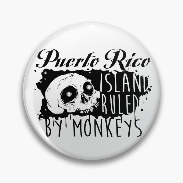 Item preview, Perto Rico island ruled by monkeys designed and sold by Creatura Artwork Studio.