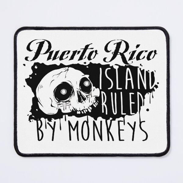 Item preview, Perto Rico island ruled by monkeys designed and sold by Creatura Artwork Studio.