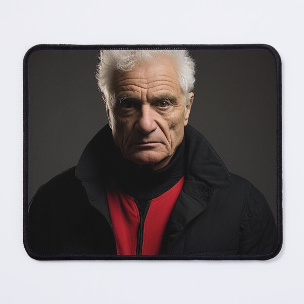 Item preview, Jacques Derrida | Red minimalism designed and sold by ComicsFactory.