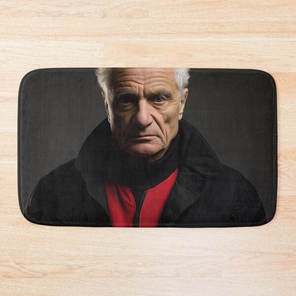 Item preview, Jacques Derrida | Red minimalism designed and sold by ComicsFactory.