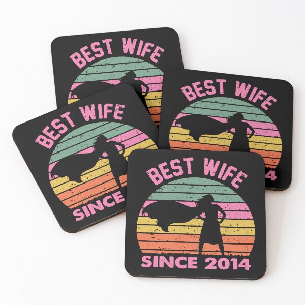Item preview, Best Wife Since 2014 Epic Matching Wedding Anniversary designed and sold by Red-Gifts.