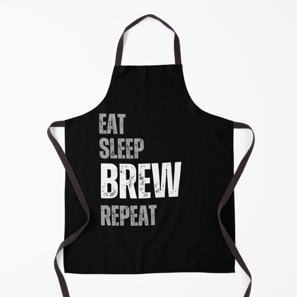 Item preview, eat sleep brew repeat designed and sold by Bluecat93.