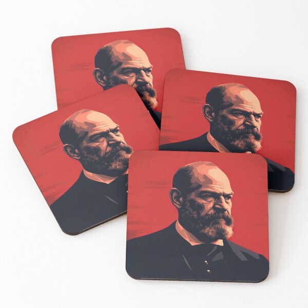 Item preview, James A. Garfield | Red minimalism designed and sold by ComicsFactory.
