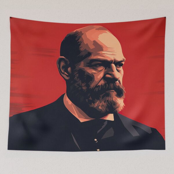 Item preview, James A. Garfield | Red minimalism designed and sold by ComicsFactory.