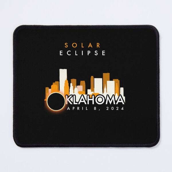 Item preview, Solar Eclipse Oklahoma April 2024, for astronomers, space fans, Oklahoma, solar eclipse designed and sold by mwebba2005.