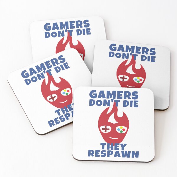 Item preview, Gamers Don't Die They Respawn Gaming designed and sold by ricricswert.