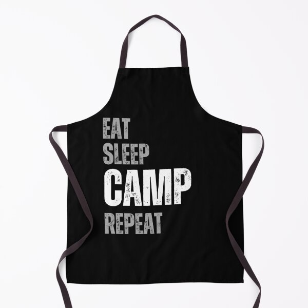 Item preview, eat sleep camp repeat designed and sold by Bluecat93.
