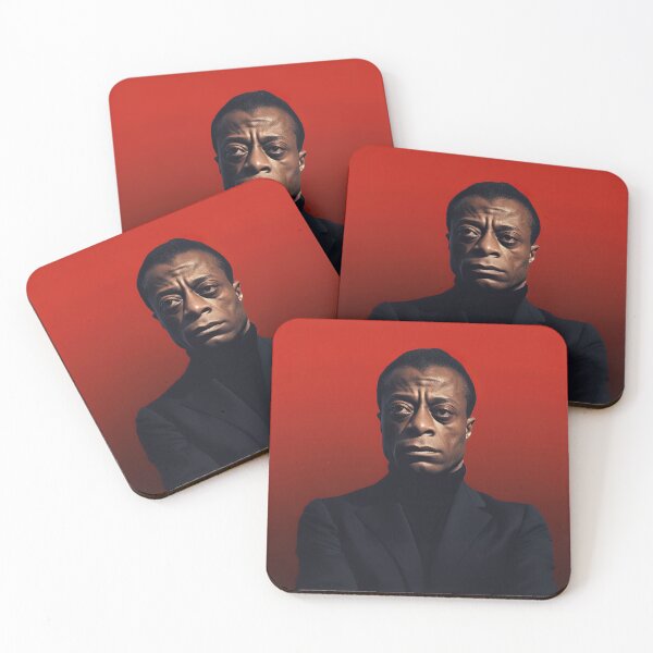Item preview, James Baldwin | Red minimalism designed and sold by ComicsFactory.