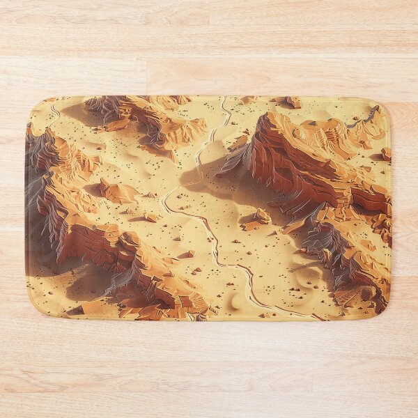 Item preview, sandy rocky desert designed and sold by PricklyPeanut.