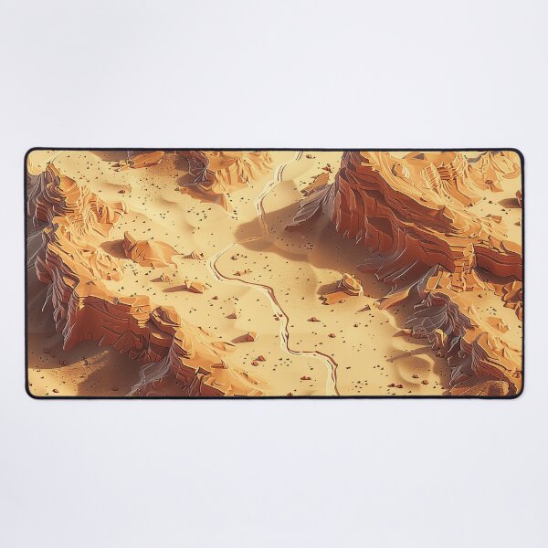 Item preview, sandy rocky desert designed and sold by PricklyPeanut.