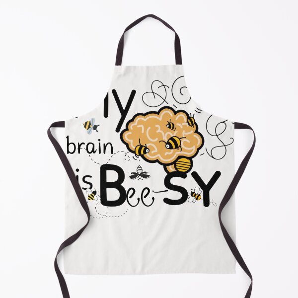 Item preview, My brain is busy - bees designed and sold by Endless Projects.