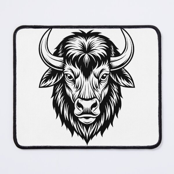 Item preview, Bison head - Symbol of strength designed and sold by Rostislav Bouda.