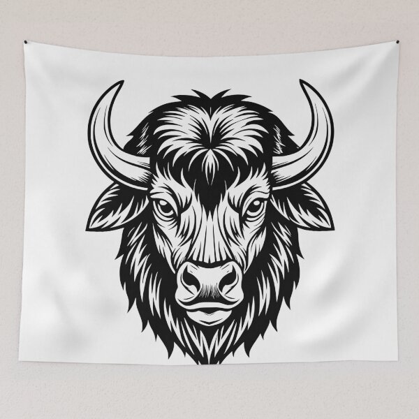 Item preview, Bison head - Symbol of strength designed and sold by Rostislav Bouda.