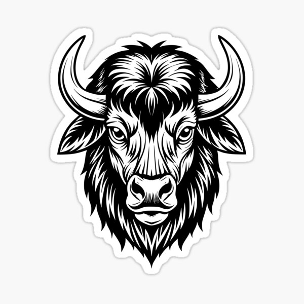 Item preview, Bison head - Symbol of strength designed and sold by Rostislav Bouda.