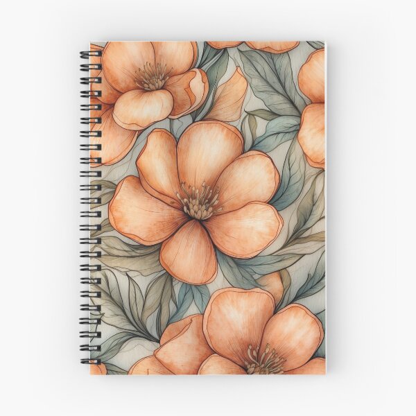 Item preview, Spring Blossoms in Orange designed and sold by Terrace36.