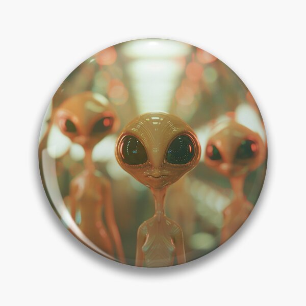 Item preview, Retro Aliens Art 3D designed and sold by nomiraclehere.