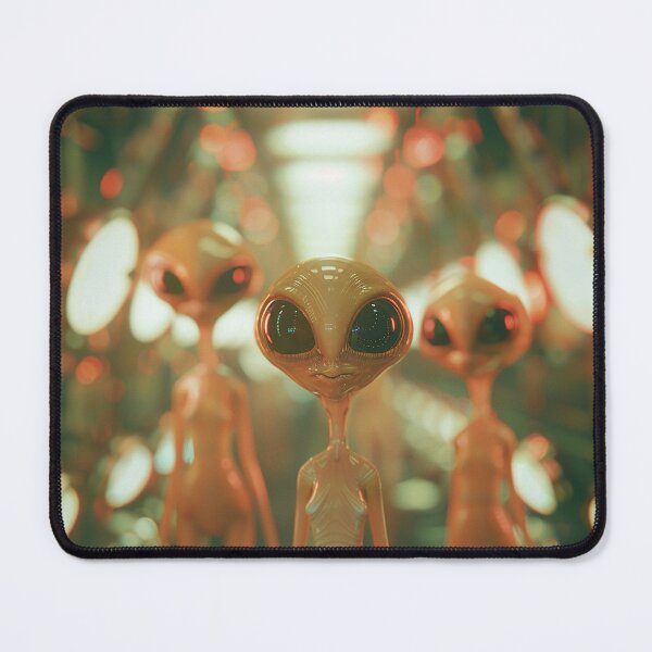 Item preview, Retro Aliens Art 3D designed and sold by nomiraclehere.