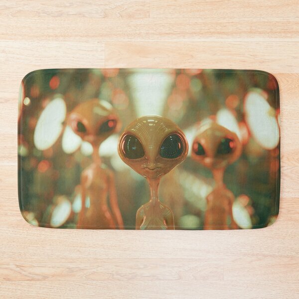 Item preview, Retro Aliens Art 3D designed and sold by nomiraclehere.