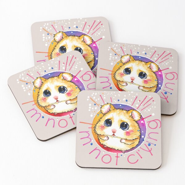 Item preview, `Sad hamster - I'm not crying! designed and sold by PragmaticP.