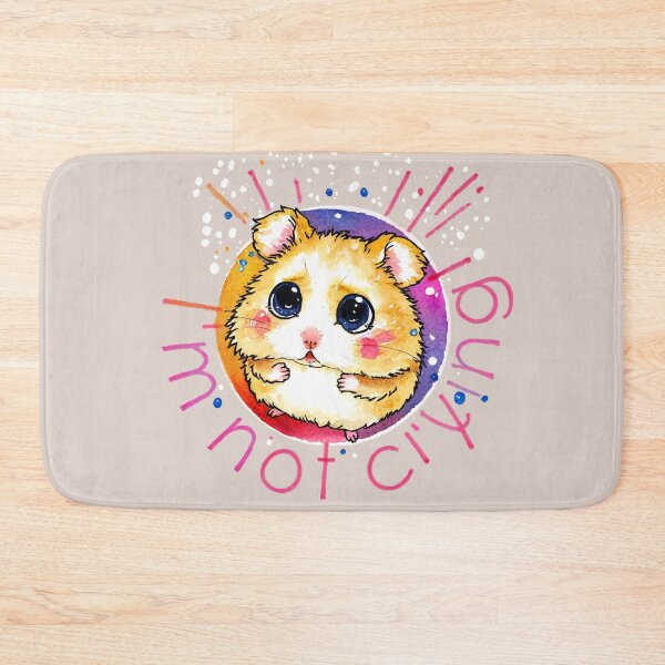 Item preview, `Sad hamster - I'm not crying! designed and sold by PragmaticP.