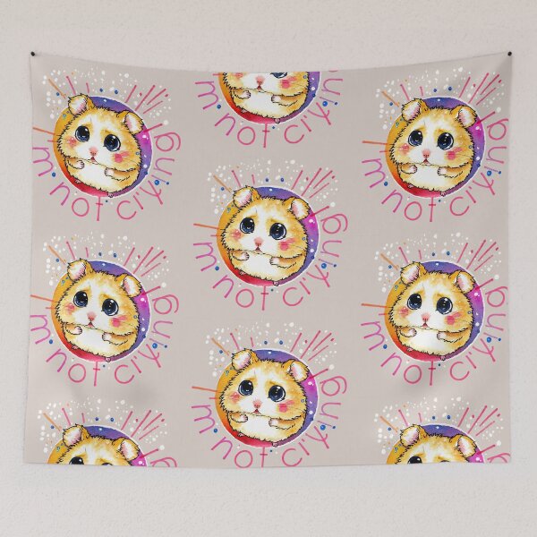 Item preview, `Sad hamster - I'm not crying! designed and sold by PragmaticP.