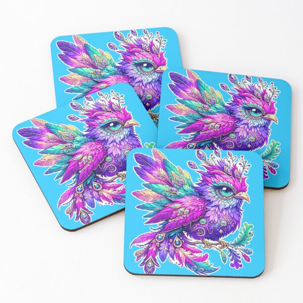 Item preview, Bird of Paradise - Ornamental Elegance in Hyper-Detailed Vivid Hues designed and sold by CritterManiaUK.