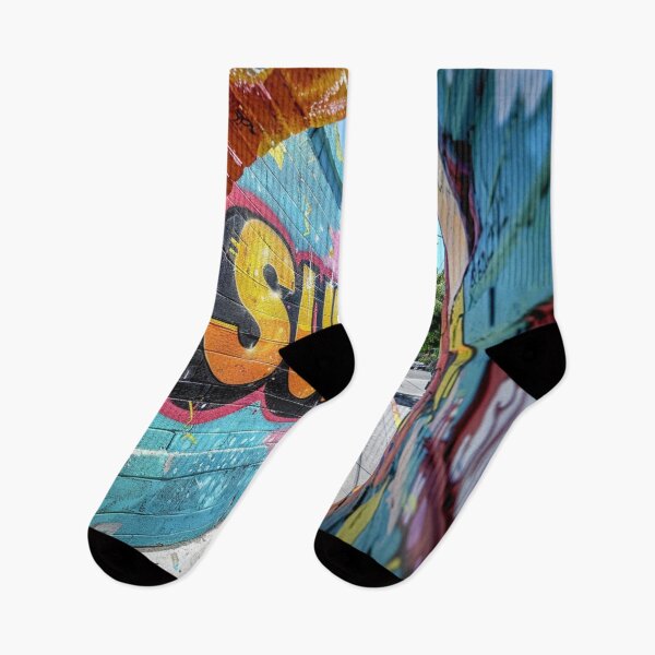 Item preview, Colorful Cityscape: Summer Graffiti designed and sold by Ace Apparel  Attire.