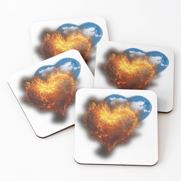 Item preview, HEARTS - FIRE AND ICE designed and sold by JarredDoll.