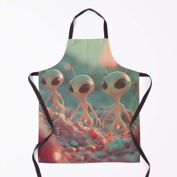 Item preview, Retro Aliens Art 3D designed and sold by nomiraclehere.