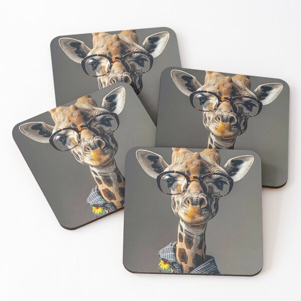 Item preview, Black Glasses Giraffe  designed and sold by Brendon987.
