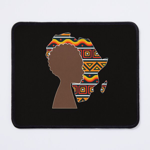Item preview, Africa Map, Black Woman with African Pattern, Black History designed and sold by Logiamerch.