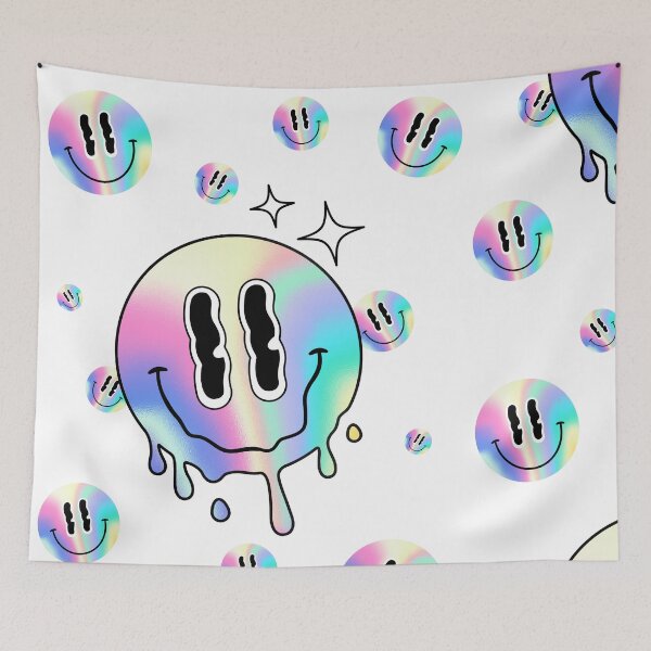 Item preview, Holo Trippy Face designed and sold by TeenVibe-Shop.